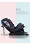 Baby Car Seat with 360° Rotatable, ISOFIX, 3 Position Recline, Adjustable Headrest (Black) - 6
