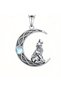 Silver Necklace with Wolf Figure |   Symbol of Strength and Nobility Stylish Necklace