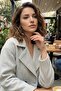 Modern Cut Buttoned Coat - Gray - 5