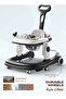3 in 1 Rollo Baby Walker for Kids, Parental Push Handle, 5 Adjustable Height (Black) - 5