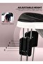 Indy Round Baby Walker for Kids with 5 Height Adjustable & Food Tray Black - 7
