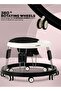 Indy Round Baby Walker for Kids with 5 Height Adjustable & Food Tray Black - 6