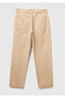 Men's Tan 100% Cotton Pants with Back Pocket Logo Detail - 2