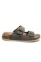 Aryan 305-2002 Dr. Recommended Orthopedic Men's Slippers Brown - 2