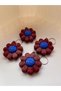 Flower Themed Stress Relief Clicker Keychain Charm Color Can Be Contacted for Inquiry - 2