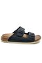 Aryan 305-2002 Dr. Recommended Orthopedic Men's Slippers Black - 2