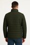 Men's Bomber Jacket – Water Repellent Fabric, Quilted Lining, Zipper Closure, Winter – Khaki - 2
