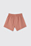 Girl's Knitted Pink Shorts - 2