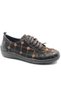 Riwgin Genuine Leather Orthopedic Women's Casual Shoes Brown - 3