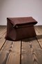 Women's Foldable Zippered Plain Patterned Compact Handbag Clutch Model Accessory - 4