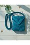 Envelope Knitted Bag Blue Turquoise / Hand Knitted Bag / Handmade Bag / Summer Bag / Women's Shoulder Bag