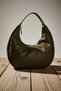 Women's Half Moon Oval Shaped Shoulder Bag Modern and Functional Design Option for Everyday Use - 5