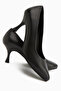 Kiara Genuine Leather Black Women's Heeled Shoes Stiletto - 5