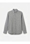 Navy Blue Regular Fit Button down Collar Men's Shirt - 5