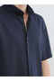 Giyçık Store Den Navy Blue Regular Fit Men's Shirt - 3