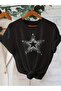 Star Star Printed Oversized Crew Neck T-Shirt