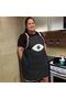 Cotton Denim Evil Eye Apron Soft - with 2-Pockets Perfect for Kitchens - 5