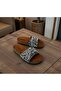 Women's Soft Orthopedic Sole Slippers with Stones and Pearls
