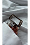 Women Transparent Geometric Latch Buckle Modern Rectangular Hair Accessory - 7