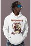 Iron Maiden Rock Metal Music Band Printed Unisex Oversized Hoodie