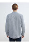 Navy Blue Regular Fit Button down Collar Men's Shirt - 4