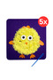 Chick Patterned Punch Embroidery Set |   Craft Kit for Preschool Bulk Activity