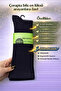 Men's 100% Bamboo Perfumed Black Tennis Socks | Sweat-Absorbent Uv-Blocking Soft Stitch-Free Washed Socks - 4