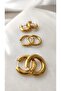 316L Original Steel Thick Pipe Hoop Earrings-1.2Cm - 3