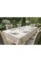 Tablecloth Simella Model Silver Gold /Living Room/ Stain-Resistant Fabric