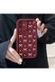Redmi Note 14 Compatible Trendy Quality Burgundy Color Ribbon Silicone Case Shock Absorbing Protection - 7
