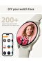 Smart Watch(Answer/Make Calls), Smartwatch for Women Men, 100+ Sport Modes/Heart Rate/Blood Oxygen/Sleep Tracker, Pedometer, IP68 Waterproof Fitness Tracker for Android iPhone, Starry Silver - 6