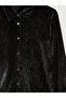 Esvab • Modern & Distinctive Shiny-Looking Women's Velvet Shirt - 7