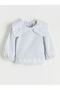 Gencc Quality Striped Baby Girl Blouse and Leggings with Bow Collar Detail - 4