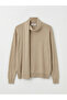 Beige shawl collar women's knit sweater - 5