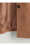 Women's Suede Look Shirt Jacket for Style Enthusiasts from Uzg Store - 8