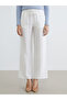Esvab • Modern & Distinctive Wide-Leg Women's Trousers with Waist Drawstring - 3