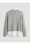 Nevavm Shirt Collar Self-Patterned Women's Knitwear Sweater with a Difference - 6