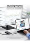 Connect 8-Port USB C Hub, Supports Display w/Resolutions up to 4K@60Hz - Works with Mac, Windows, and Chromebook - 100W PD w/ 10Gbps Data Transfer Speeds & 2.5Gbps Ethernet - Grey - 5