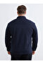Lcw Vision Navy Blue Large Size Regular Fit Long Sleeve Men's Shirt - 8