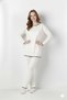 Women's Zigzag Stitched Knitwear Set - 8
