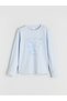 Vizyon New Season Crew Neck Long Sleeve Printed Girls' T-Shirt - 4