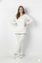 Women's Zigzag Stitched Knitwear Set - 6