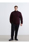 Ozmarka New Season Large Size Half Turtleneck Men's Knitwear Sweater - 2