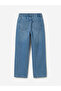 Indigo Embroidered Girls' Jeans - 4