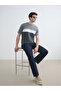 Esvab • Modern & Distinctive Zero Roba Collar Color Block Combed Cotton Men's T-Shirt - 3