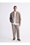 Comfortable Fit College Collar Men's Suede Coat - 2