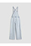 Gencc Quality Star Embroidered Girls' Jean Salopet - 3