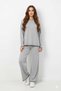 Women's Zigzag Stitched Knitwear Set - 7
