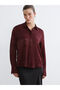 Patterned Oversize Women's Shirt - 3