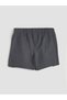 Gray Girl's Pleated Shorts Skirt - 2